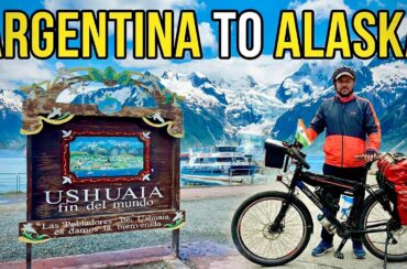 ANTARCTICA to ALASKA Bicycle Journey start By INDIAN 🇮🇳 | Pole to Pole Ep.13