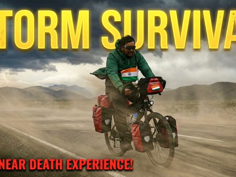 Surviving Patagonia Wind Storm Ride | Dangerous Cycling Days | Pole to Pole Ep.15