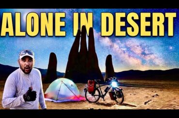 Middle of Nowhere ⛺ Camping Next to Giant Hand ATACAMA DESERT Ep.37