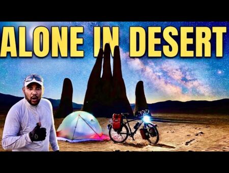 Middle of Nowhere ⛺ Camping Next to Giant Hand ATACAMA DESERT Ep.37