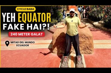 REAL Center of the Earth! 🌏 India 🇮🇳 to Ecuador 🇪🇨 Ep. 55