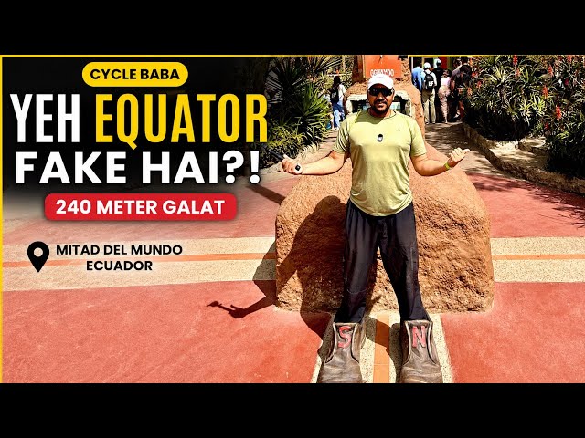 REAL Center of the Earth! 🌏 India 🇮🇳 to Ecuador 🇪🇨 Ep. 55
