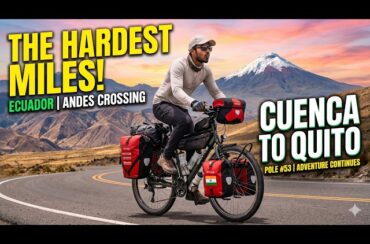 INDIAN Solo Cycling in ECUADOR, Pole 53